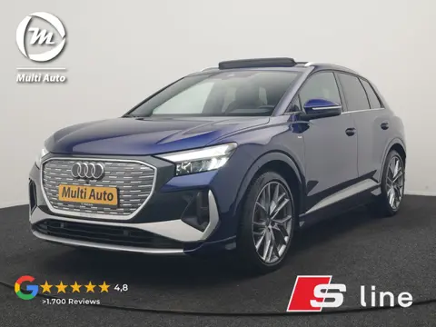 Audi Q4 e-tron 35 2x S Line 55 kWh 170pk | SOH 93% | Panodak | Adaptive Cruise | Lederen Sportstoele