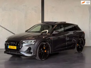 Audi E-tron 55 S, Pano, 360°, ACC, Head-Up, B&O, 22", Trekhaak, CarPlay, 4 Zone clima, enz..