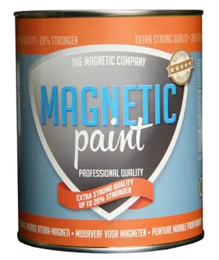 MAGNEETVERF Magnetic Paint, extra strong lichtgrijs 1 Liter