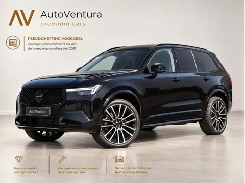 Volvo XC90 T8 Plug-in hybrid AWD Ultra Dark Luchtvering l B&W | 22" l 7 Persoons | Stuurwiel verwarm