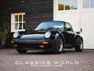 PORSCHE 911 Carrera 3.2 Targa M491 WTL Â Original Factory Turbo Look Â Black / Beige