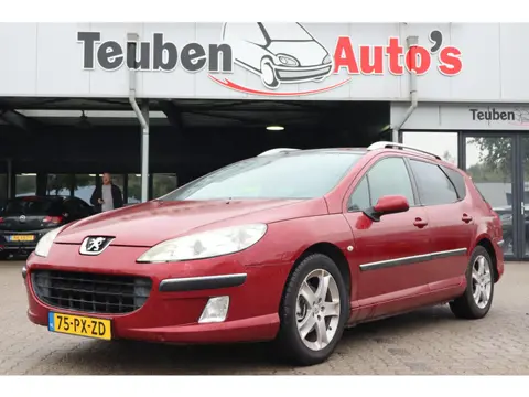 Peugeot 407 SW 2.0-16V XS Pack | Leder | Panoramadak | Trekhaak | Cruise | Clima | Stoelverwarming