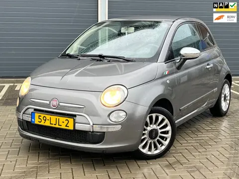 Fiat 500 INRUILKOOPJE: WEG IS WEG 1.2 Sport AUTOMAAT NAP HALF LEER 2 SLEUTELS