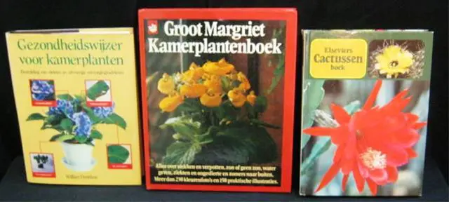 3 kamerplant boeken:gezondheid/cactussen/kamerplant,496 blz