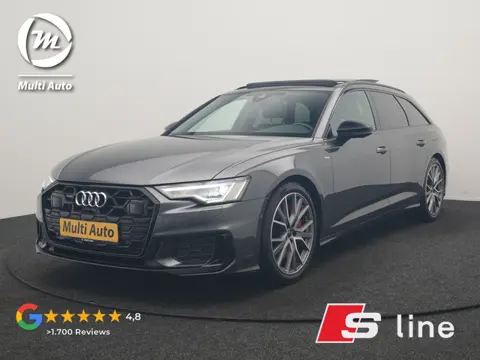 Audi A6 Avant 55 TFSI e Quattro 2x S Line PHEV 367pk Dealer O.H. | Trekhaak Af Fabriek | Panodak | M
