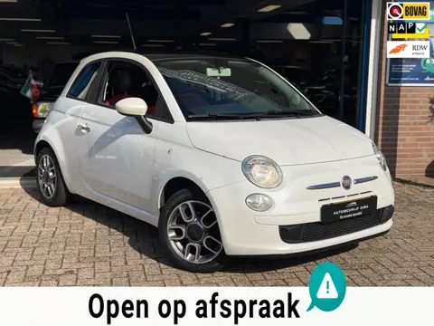 Fiat 500 1.2 Sport 2009 AUT WIT LEDER AIRCO APK NAP