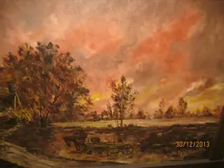 Cornelis de Bruin olieverfschilderij