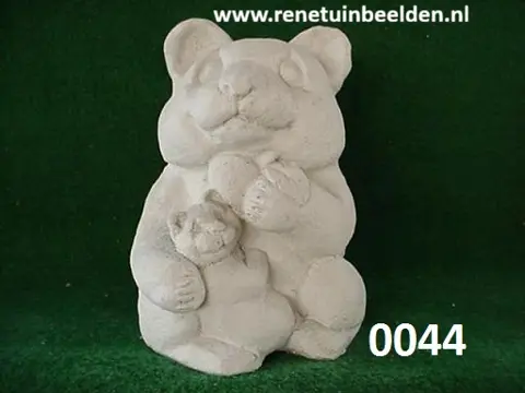 Panda beer met baby beer groot beeld ( 0044 )