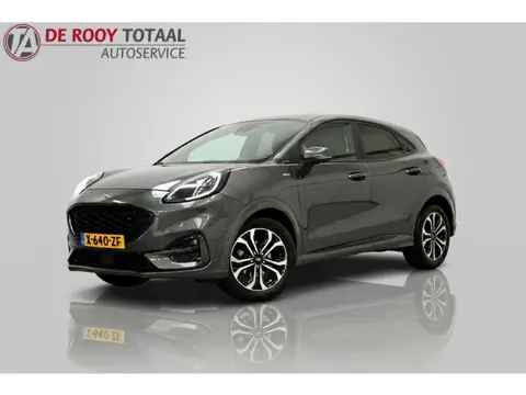 Ford Puma 1.0 EcoBoost Hybrid ST-Line X 124PK, PERFECTE STAAT | HALF LEER | VERWAMRDE RUIT/STOELEN/S