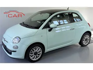 Fiat 500 1.2 Lounge Verde Lattementa-Carplay-Pano-PDC