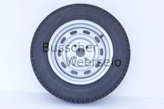 Wiel 14" Compl. 100*4 175/70 REM/Profil Aanhanger Voorradig