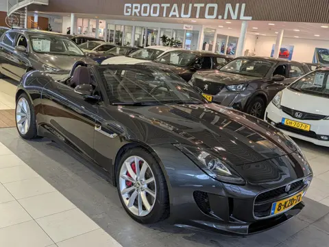 Jaguar F-Type 3.0 V6 S 380PK Convertible Automaat Airco, Cruise Control, Navigatie, Leder, Stuurbekr