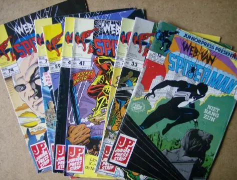 Web van spiderman comics adv 1833