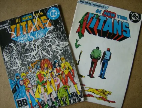 New teen titans adv 1958