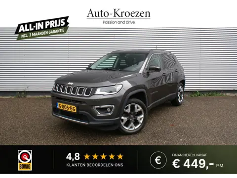 Jeep Compass 1.4 MultiAir Limited | Led | Org NL | Camera | Cruise ? Beats Audio |