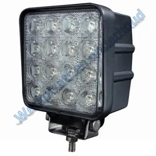 Led werklamp Vierkant 48W 9-32V 3071Lm