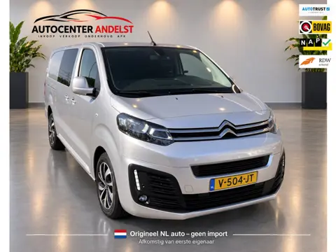 Citroen Jumpy 2.0 BlueHDI 120 Business XL DC, 5-zits, Trekhaak, Dubl schuifdrn, Stoelvrw, Navi, Pdc,