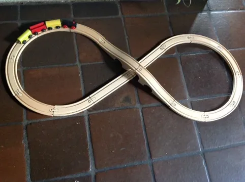 Houten trein,