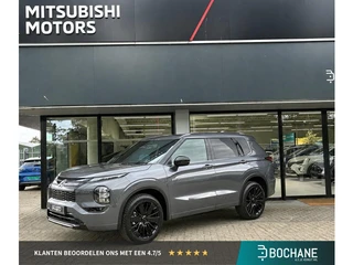 Mitsubishi Outlander 2.4 PHEV Black Edition NIEUW UIT VOORRAAD LEVERBAAR | Lederen bekleding | Stoel