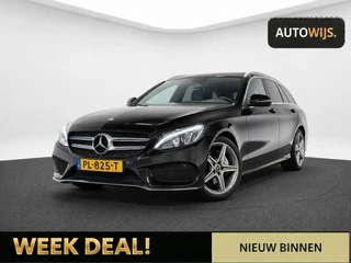 Mercedes-Benz C-klasse Estate 180 Business Solution|AMG LINE|PANO|CAMERA|LEDER|NAVI|STOELVERW