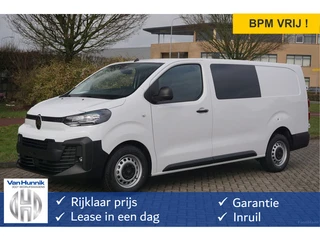 Citroën Jumpy 2.0D 145PK L3H1 Dubbel Cabine BPM VRIJ!! Apple CP / Android A, Cruise, Camera!! Nr. 01