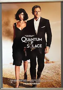 QUANTUM OF SOLACE filmposter.