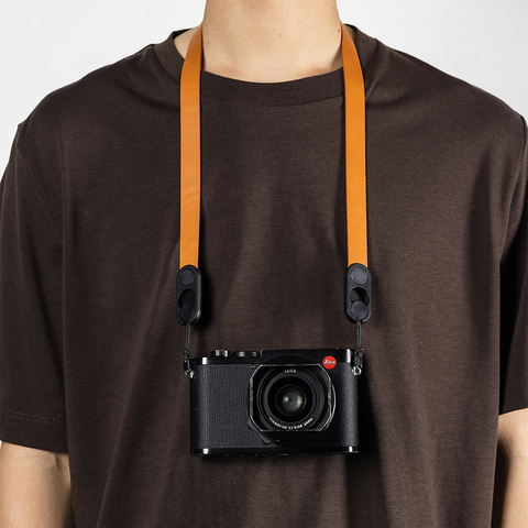 Peak Design Form Leather Camera Strap Neck Amber