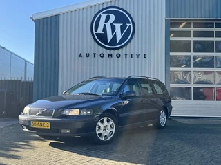 Volvo V70 2.4 T 200PK APK 06-08-2027 Leder Airco Stl verw Open dak trekhaak