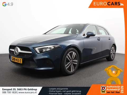 Mercedes-Benz A-klasse 200 163pk DCT Progressive Navigatie Parkeersensoren Camera Cruise Control Sto