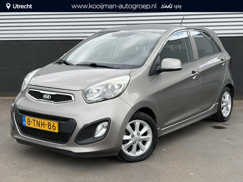 Kia Picanto 1.0 CVVT ISG Plus Pack Airco, 5-deurs, Lichtmetalen velgen met All Season Banden, elektr