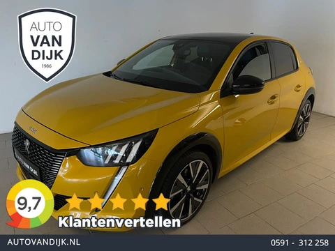 Peugeot 208 1.2 PureTech GT AIRCO NAVI CRUISE PANO DAK BLUETOOTH APPLE CARPLAY MULTI STUUR METALLIC 