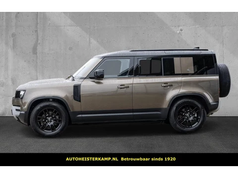 Land Rover Defender 3.0 D200 110 SE Grijs Kenteken Luchtvering Trekhaak Stoelverwarming LED 19 Inch 