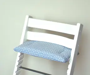 Driehoekjes mintgroen zitkussen voor stokke tripp trapp