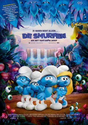 DE SMURFEN EN HET VERLOREN DORP filmposter.