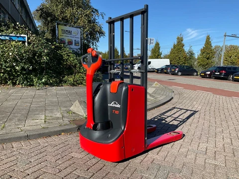 Linde T16 1600KG BREDE PALLETWAGEN / HEFTRUCK (bj 2012)