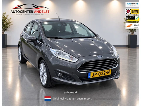 Ford Fiesta 1.0 EcoBoost Titanium, Aut, Trekhaak, Navi, Pdc, Cruise/Climate ctrl, Spoiler, Lmv 17'',