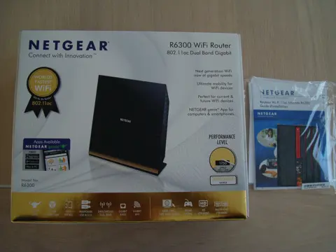 Super snelle router Netgear R6300 alles in originele doos.