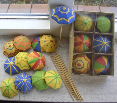 STEKERS PARASOL 12 STUKS Nieuw