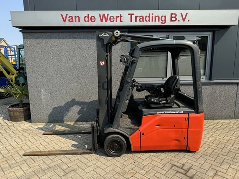 Heftruck Linde E16-01 Triplo 435 Freelift/Sideshift Elektrisch 2014