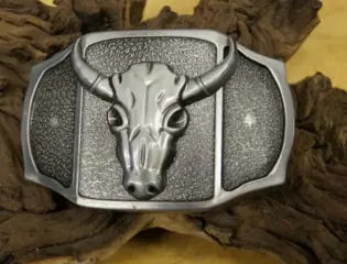 Buckle met sigaretten aansteker " Longhorn "