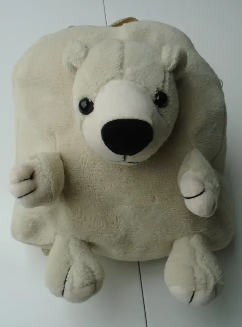 RUGTAS RUGZAK KINDEREN PLUCHE BEER Nieuw