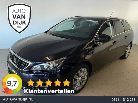 Peugeot 308 SW 1.2 PureTech Blue Lease Premium PANO AIRCO NAVI CRUISE BLUETOOTH TREKHAAK ELEK RAMEN 