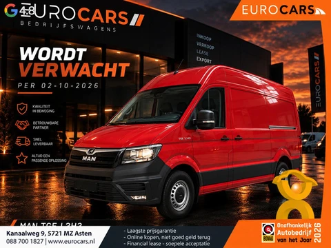 MAN TGE 2.0 140 pk Automaat L3H3 Camera ACC Navigatie Stoelverwarming Business Navigation