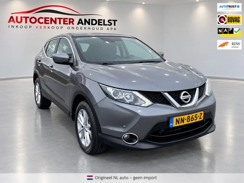 Nissan Qashqai 1.2 Acenta, Trekhaak, Navi, Cruise/Climate control, Elektr ramen, Bluetooth, Pdc, 2e 