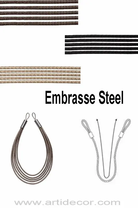 Embrasse Steel (leverbaar in 3 kleuren)