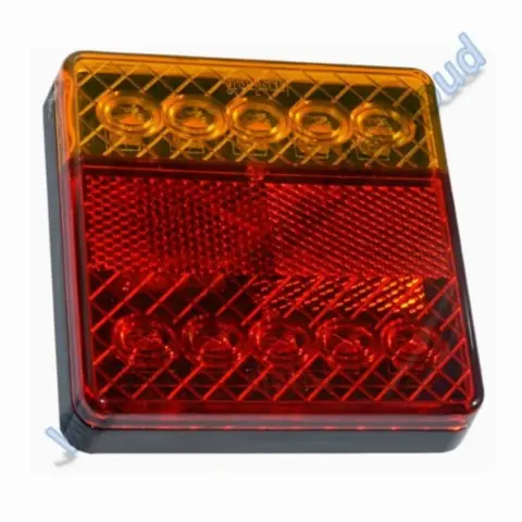 LED achterlicht extra plat