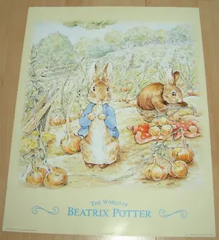 KONIJNEN THE WORLD OF BEATRIX POTTER 100 POSTER NIEUW
