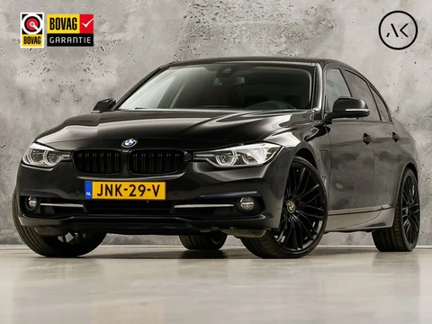 BMW 3-serie 330e iPerformance Sport 293Pk Automaat (SOH 85,3%, BLACK PACK, GROOT NAVI, BRUIN LEDER, 