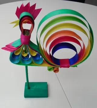 HAAN MULTI COLOR 27,5CM HOOG 2 stuks NIEUW