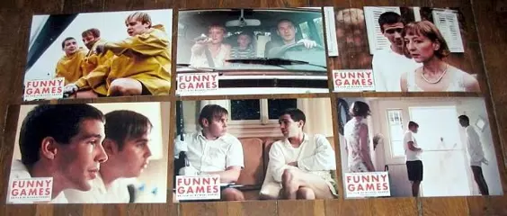 FUNNY GAMES lobbycard set.
